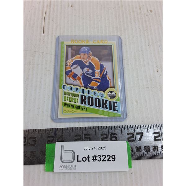 O-Pee-Chee Marquee Wayne Gretzky NHL Rookie Card - Cannot Guarantee Authenticity