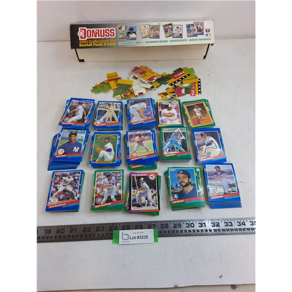 Donruss 1991 MLB Collectors Set "Cards & Puzzle" - Cannot Guarantee Authenticity