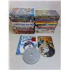 Image 2 : (30+) DVD Movies & Storage Bin