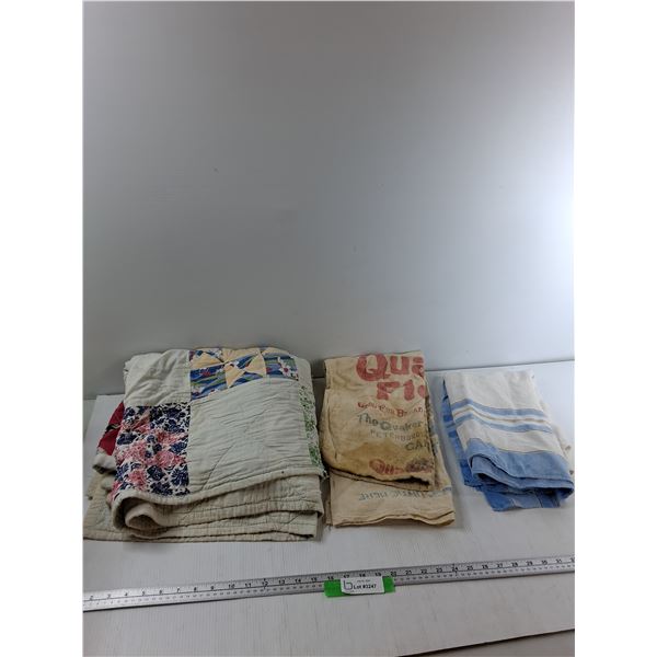 Quilt, Flour Bag, Table Cloth