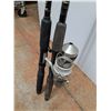 Image 2 : *(2) Fishing Rods - Zebco Reel  - 82'' Long Shakespear Reel 76'' Long -  PICK UP