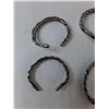 Image 2 : (4) Hand Forged  Bracelets - As Is