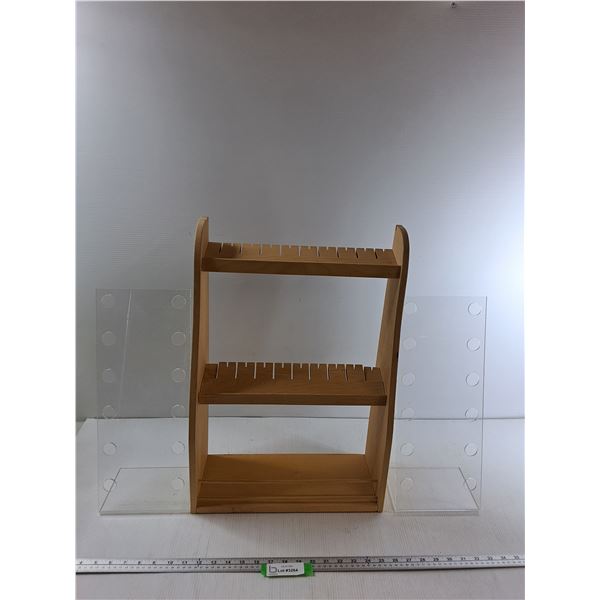 Necklace Display - 15.5''' x 23'' x 6.5'' , (2) Sunglasses Holder 7'' x 5.5'' x 17''