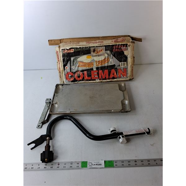 Vintage Coleman Griddle- As Is 16" x 8.5"