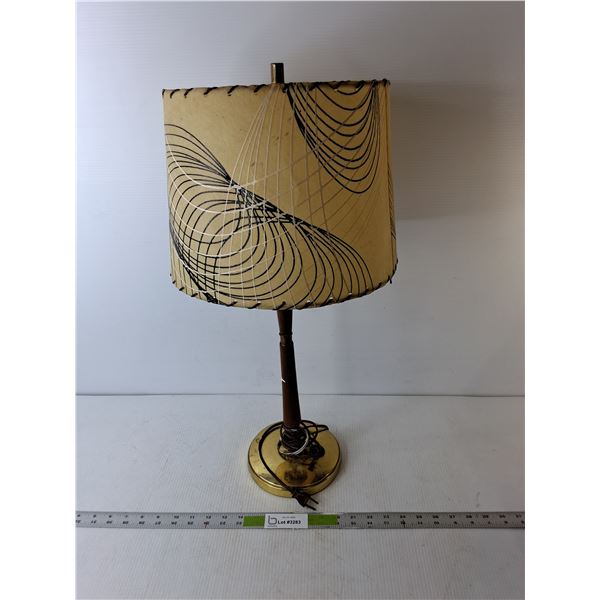Vintage Lamp with Penholder- Powers On, No Bulb 24" Tall  -  PICK UP ONLY
