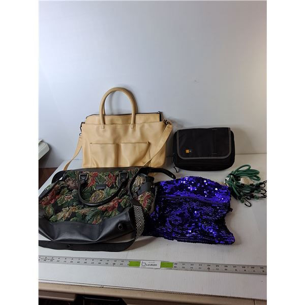 (4) Bags & Bungee Cords