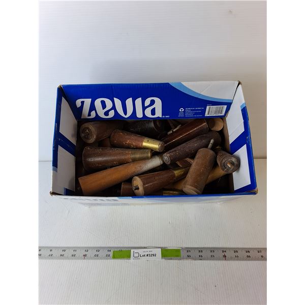 Box of Furniture Legs- Varying Sizes