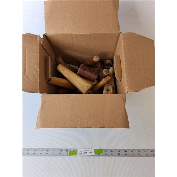 Box of Furniture Legs- Varying Sizes