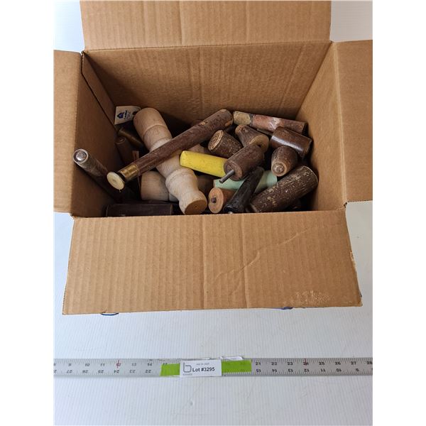 Box of Furniture Legs- Varying Sizes