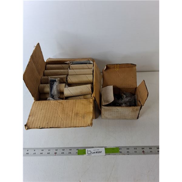 (2) Boxes of Cabinet or Drawer Handles/Knobs- Some Water Damage