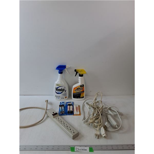 Round Up & ArmorAll Protectant Spray, Shoe Laces & extension Cords - PICK UP ONLY