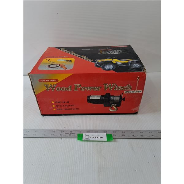Wood Power Winch- 13" x 9" x 6"