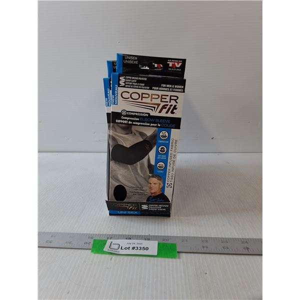 (6) Copper Fit Compression Elbow Sleeve- NIB