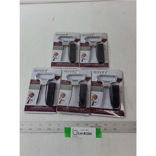 (5) Cork Extractor- NIB