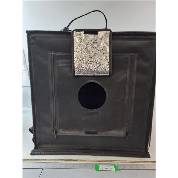 Amzdeal Folding Photo Booth w/ Light- Tested- 19.5" x 19.5"