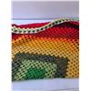 Image 3 : Multiply Colored Crochet Blanket- 45" x 45"