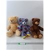 Image 1 : (3) Build A Bear- Brown & Blue