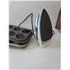 Image 4 : Black And Decker Iron, (3) Muffin Pan, Tree wall Decor & Power Bar