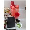 Image 5 : Water Bottle, Cups, Container, Christmas Decorations, Note Book, Eye Shadow, Metal Tray & Sunflower 