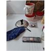 Image 8 : Water Bottle, Cups, Container, Christmas Decorations, Note Book, Eye Shadow, Metal Tray & Sunflower 
