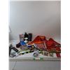 Image 1 : Halloween & Christmas Decorations, First Aid Kit, (2) TV Remotes, Hockey Cards, Perfume Other Miscel