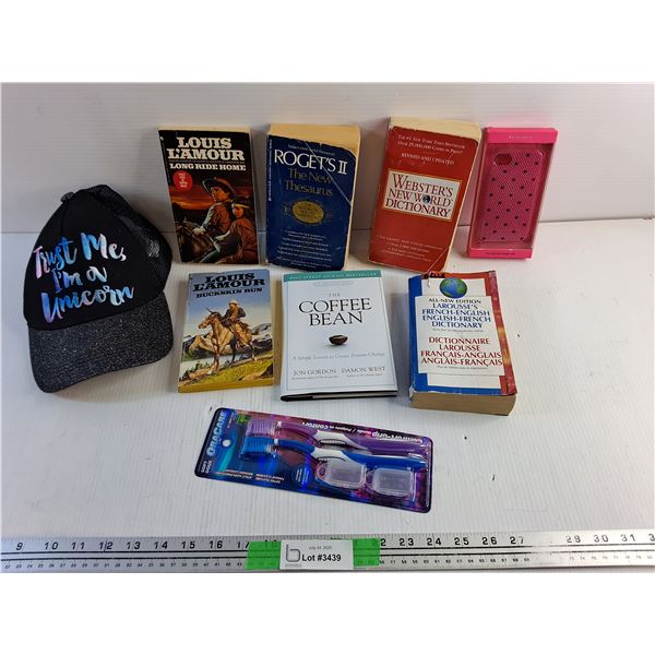 Victoria Secret iPhone 4 Case, Baseball Hat, Toothbrushes and Books - Louis Lamour and Misc