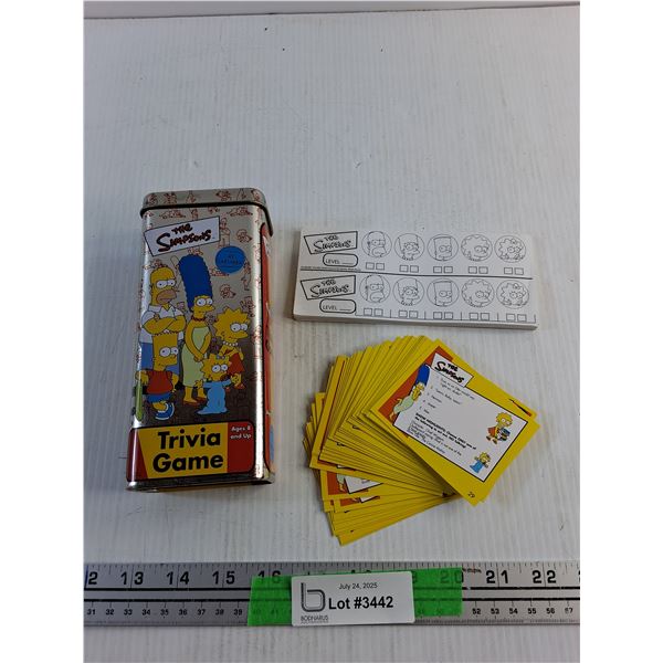 The Simpsons Trivia Game