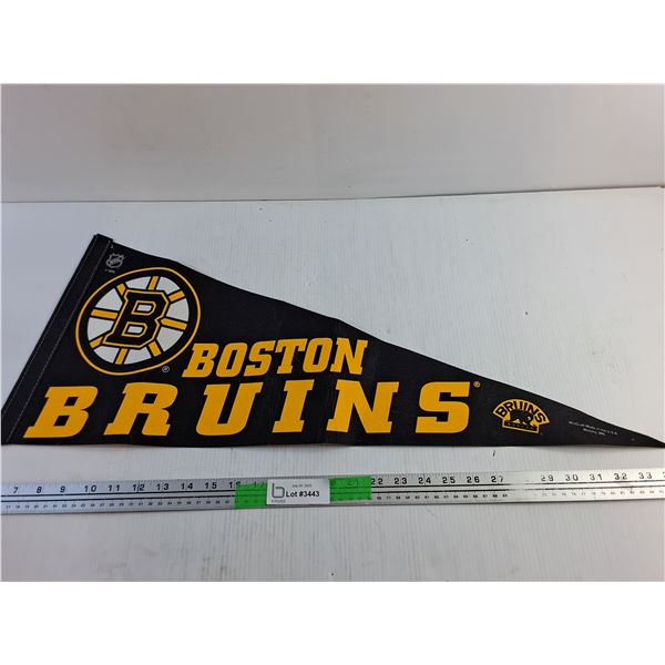 Boston Bruins Pennant 30" x 11"