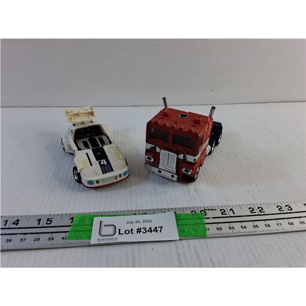(2) Transformers Toys