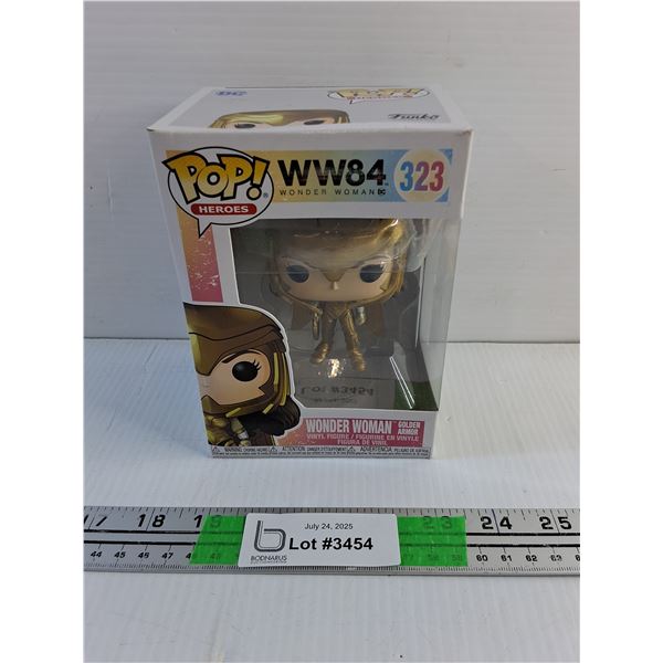 Pop Wonder Woman Golden Armor Vinyl Figure - NIB