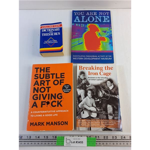 Various Books - Breaking the Iron Cage,  You're Not Alone and Collins Gem Dictionary