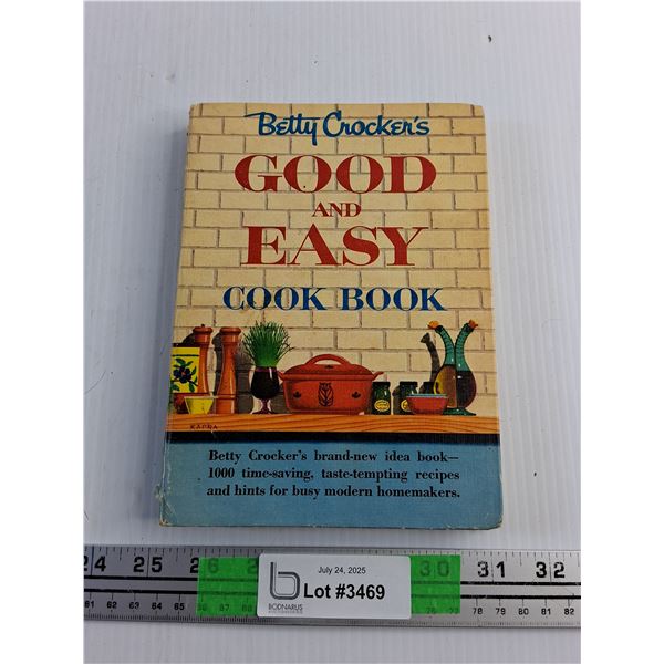 Cook Book - Good and Easy by Betty Crocker