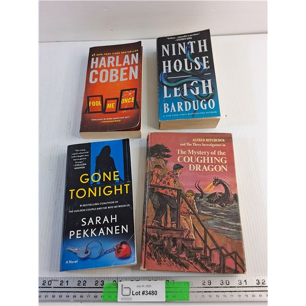 Various Books - Harlan Coben, Sarah Pekkanen and Alfred Hitchcock