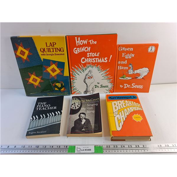 Various Books - The Grinch, Lap Quilting and Breakfast of Champions