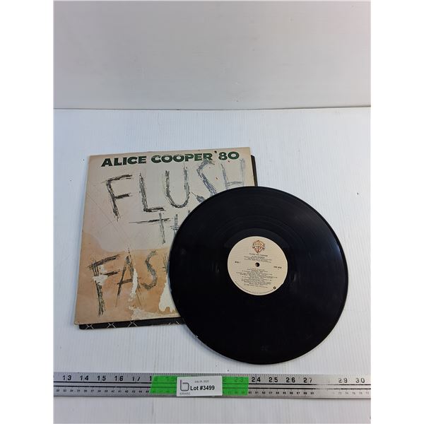 Alice Cooper Flush the Fashion Vinyl Record