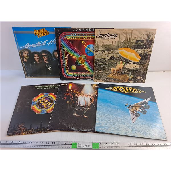 Various Vinyl Records - April Wine, ABBA and Supertramp