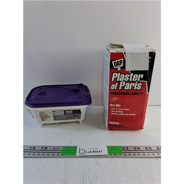 DAP Plaster of Paris and Synko Drywall Compound