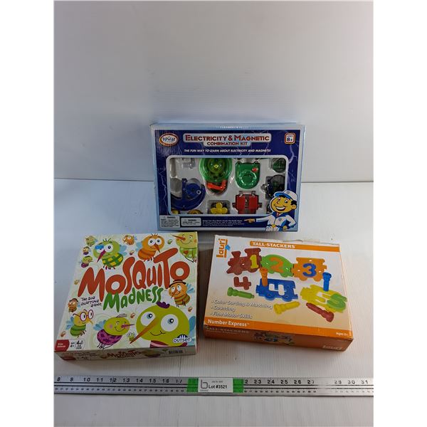 Electricity & Magnetic Combination Kit, Tall Stackers and The Bug Slapping Game