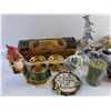 Image 2 : Various Decor, Candle Holders, Candle and Decorative Chest