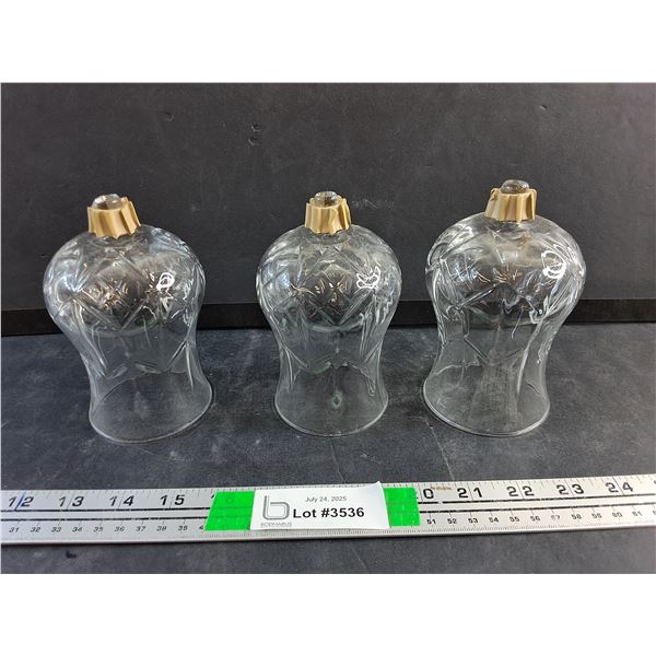 (3) Candle Holders