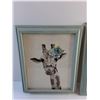 Image 2 : (2) Framed Animal Art Prints 16" x 13"