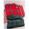 Image 2 : Heated Blanket 62" x 47" and (2) Scarves - As Is