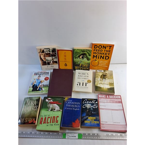 Various Books - Paul Kalanithi, Chris D'Lacey and Zak George