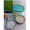 Image 5 : Cutting Boards, Dining Plates, Lidded Container, Mugs, Measuring Spoons and Misc