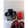 Image 2 : Paper Bin, Toothbrush & Toothpaste Holder Set, Home Slippers and Organizers