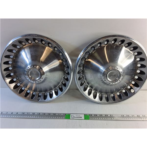 (2)  1970s Plymouth Barracuda Hubcaps