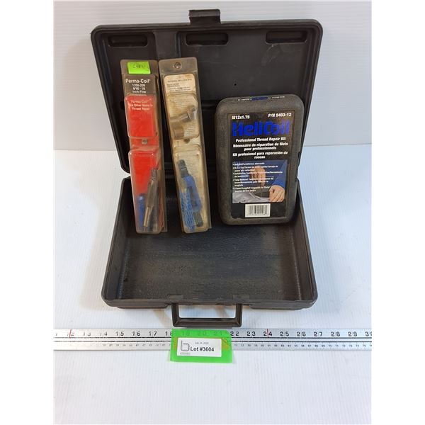 (3)Thread Repair Kits - Includes Case