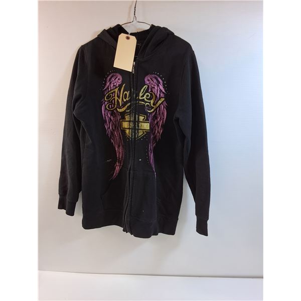 * Ladies Harley Davidson Zipper Jacket - Size L  -  AS IS