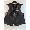Image 1 : * Harley Davidson Womens Leather Motorcycle Vest - Size XXL