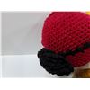 Image 3 : Lot: Knitted Touque, Stuffed Bear, Small Pillow, (2)Hats, Decorations, (2)Card Boxes, (2)Medium Misc